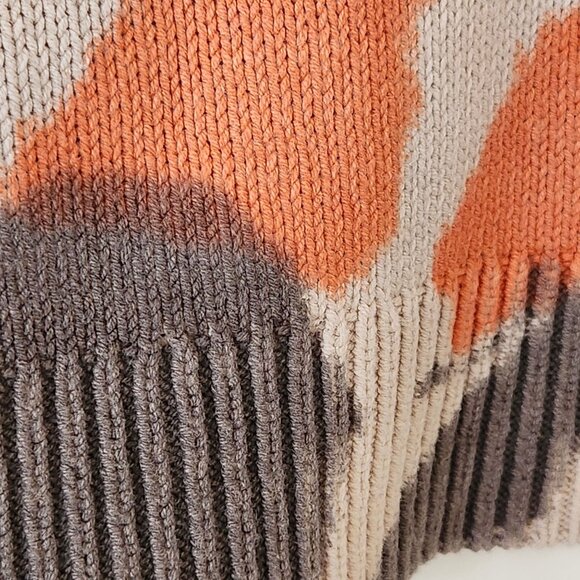 Lisa Todd Catching Rays Sweater V Neck Oversized Colorful Boho Soft Cute Small - Picture 6 of 12